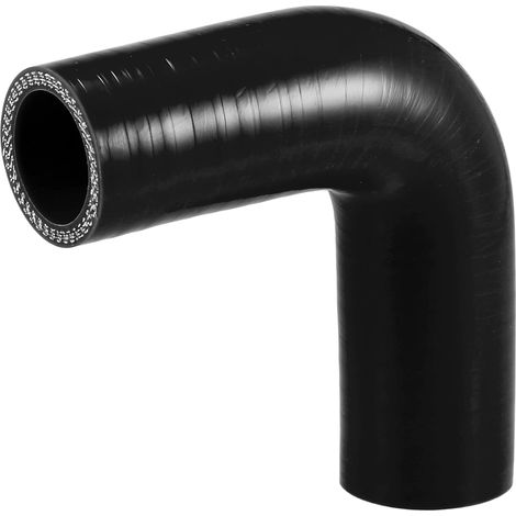 1 Pièce Tuyau Silicone Noir 90° 30mm Pour Refroidisement Longueur 90Mm, Épaisseur 5Mm, Température -60300°C, Pression 1Mpa, Pour Refroidisement, Huile, Frein (1/5)