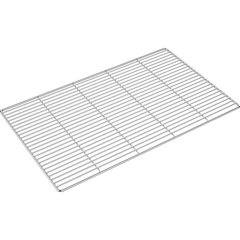 Wiltec Griglia rettangolare in acciaio inox 60 x 40 cm per barbecue a carbone e a gas (1/5)