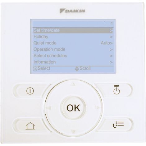 Unité de commande et d'affichage pour climatiseur Daikin Altherma R W et R Hybrid – Fonction thermostat – Accessoire essentiel pour installation