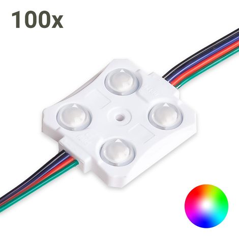 LED Modul RGB 1,44W 160° 12V IP65 (100 Stück VPE) (1/5)