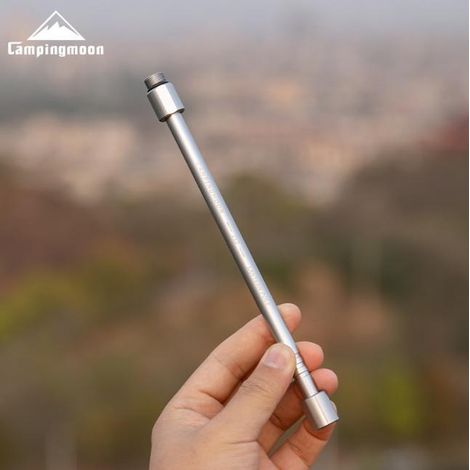 La tige d'extension en alliage d'aluminium Koman Z12 peut être utilisée pour augmenter la hauteur et la longueur de la lampe à air du pistolet Dr. Big Spray.