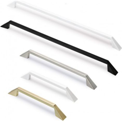 Tirador Right 6841 - Blanco mate. 232x8x28mm. Entrepuntos 192mm. (1/2)