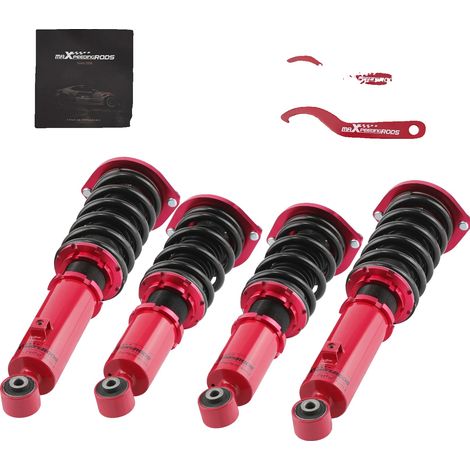 Gewindefahrwerk, einstellbare Dämpfung 24 Stufen, Fahrhöhe einstellbar 1-3 Zoll, Länge 63 cm, Breite 51 cm, Höhe 21 cm (1/5)