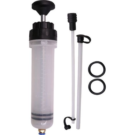 Seringue à huile, seringue d'aspiration d'huile-500CC pompe de transfert, pompe d'aspiration d'huile, huile pour engrenages et liquide de frein et extracteur d'antigel-outil de transfert de pompe à ma (1/5)
