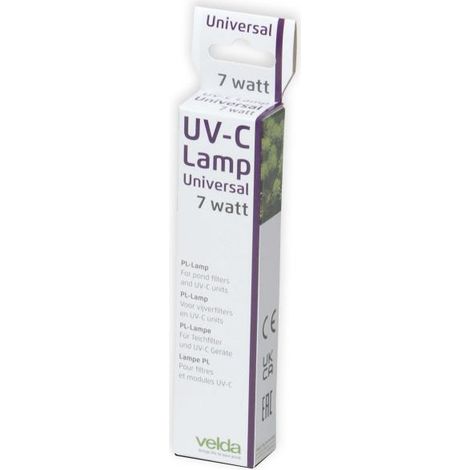 Velda Algenvernichter UV-C Ersatzlampe PL-Lampe 7 Watt 126610