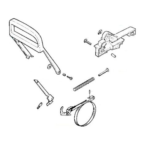 Carter frein de chaine Jonsered CS2077, CS2083