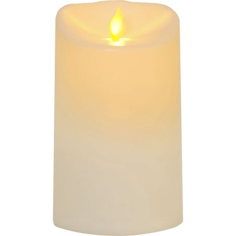 LED Stumpenkerze M-Twinkle, flackernd Timer 15cm, batteriebetrieben (1/5)
