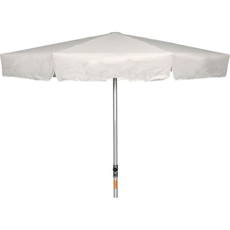 Doppler Sonnenschirm/ Großschirm "Alu Expert Teleskop" Ø 4,00 m, weiß, mit Volant, Bezug aus 100% Polyester, Gestell aus Aluminium, 17,1 kg Sonnenschirm / Großschirm "Alu Expert Teleskop 400", inkl. S (1/5)