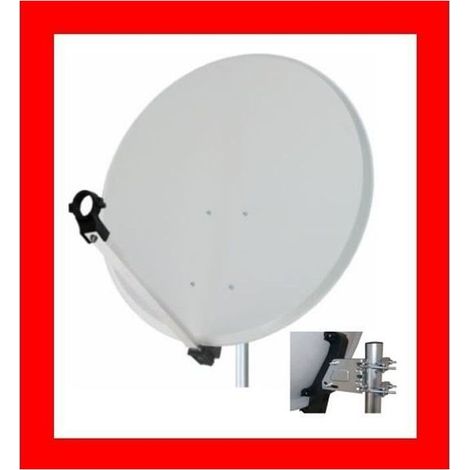 Antenne Parabole Satellite Diam 60 Cm (Canal Satellite-BEIN SPORT, TNTSAT-FRANSAT-TIVUSAT- Astra-Hotbird-Eutelsat-AtlanticBird)