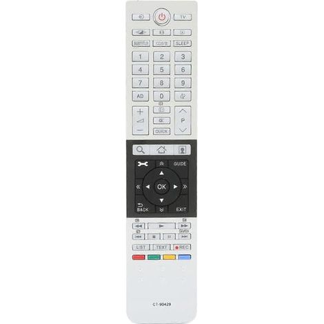 KLVGTIFS PU - Télécommande universelle Toshiba CT 90430 CT 90429 CT 90427 CT 90428 CT 90444 pour téléviseurs 4K UHD (1/5)