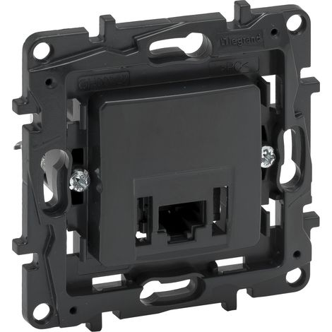 Base de téléphone et ordinateur RJ 45 Niloé Step Cat.6 UTP individuel LEGRAND 864042