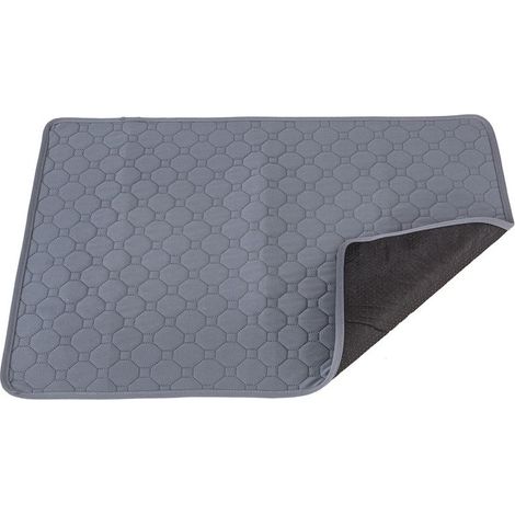 Lot de 2 Tapis Educateur Chiot 100x70cm, Tapis Absorbant Chien Lavable, Tapis Propreté Chien Anti-Fuite et Antiderapant, Alese pour Chien Réutilisable Parfait pour Remplacer Alèses Jetable (1/5)
