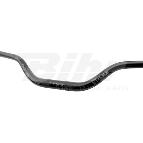 Manillar de aluminio para motocicleta de 28,6 mm, color negro - V Parts 752NR Universal