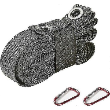 Corde de camping multifonctionnelle verte, idéale pour suspendre les vêtements lors de vos tentes et auvents. (1/4)