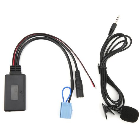 Accessoires auto : câble audio AUX, adaptateur microphone Bluetooth 5.0 pour Smart Fortwo 450 (1/5)