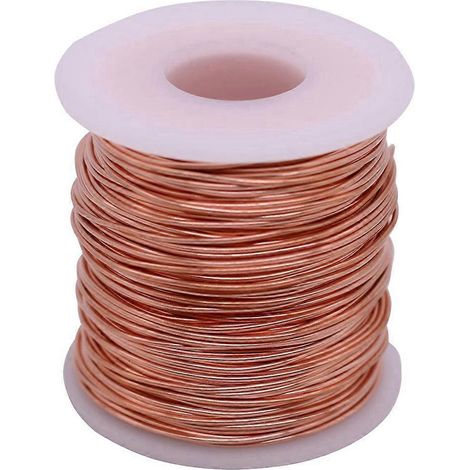 Flexibler Kupferdraht, 16 Gauge, 38,4 m (126 ft), blanker Kupferdraht, hell, 454 g (1 lb) Spule. (1/5)