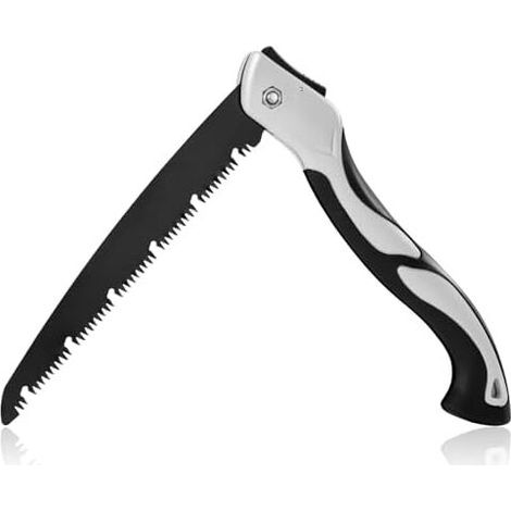 180mm Pruning Saw Folding Pruning Saw with Non-Slip Handle and Hardened Steel Blade Professional Portable Tools for Pruning Gardening Camping