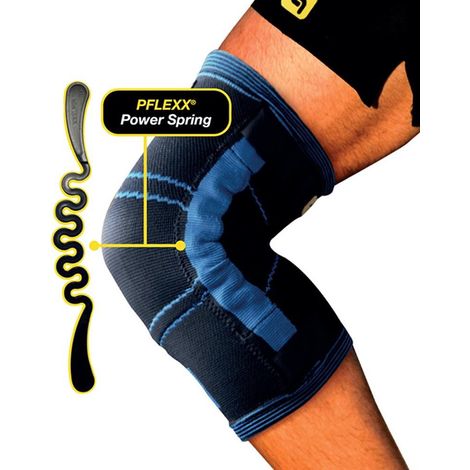 TrAdE Shop Traesio - Supporto Per Ginocchio Banda Elastica Power Knee Aiuta Il Sollievo Varie Misure - XL