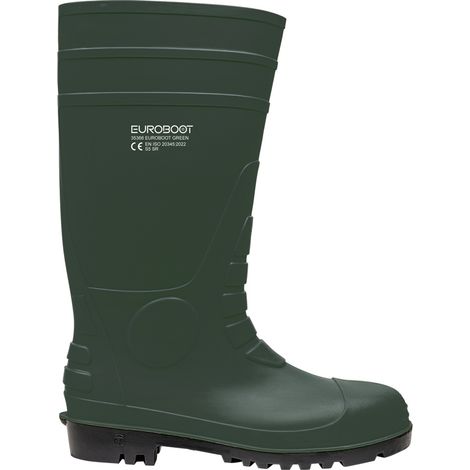 Feldtmann Euroboot Sicherheits-Gummistiefel 35366 S5 SR Gr. 47 grün