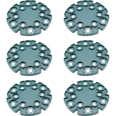 Lot de 6 supports pour tiges de bambou, plantes grimpantes, plants de tomates, concombres, clématites