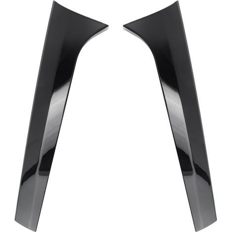 Garniture adhésive de protection d'aileron de toit latéral arrière noir brillant pour Mercedes-Benz ML GLE-Class W166 (2012-2018) (1/5)