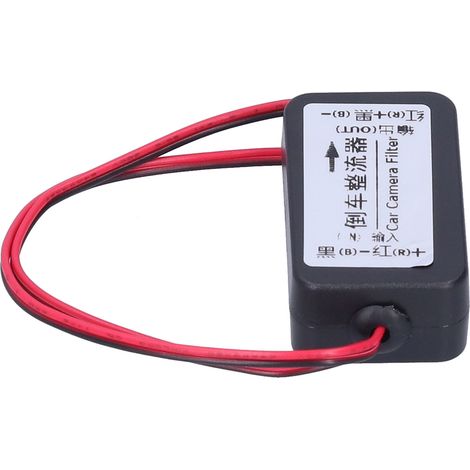 Redresseur 12 V pour caméra de recul, relais de puissance, condensateur, filtre anti-interférences pour vue arrière (1/5)