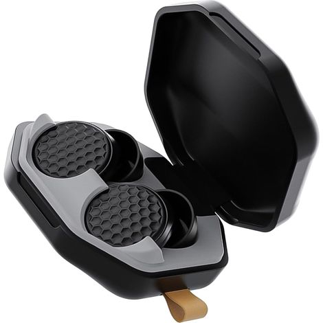 Bouchons d'oreille à réduction du bruit avancée avec matériaux en silicone assurant un sommeil silencieux pour les voyages, le travail et l'utilisation à la maison, réduisant les sons externes (1/5)