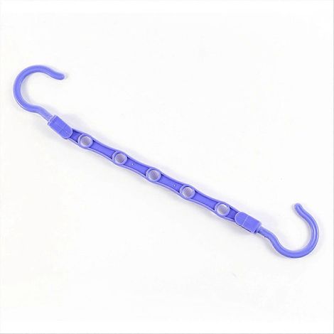 30PC Cintres Magiques Gain de Place, Support Solide en Plastique Résistant pour Armoire, Lot de 30, Organisation Optimale du Rangement (1/5)