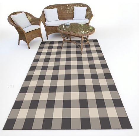 Tapis à Motif Géométrique, Tapis Extérieur, Tapis Multicolore Lavable, Tapis Extérieurs pour le Camping et RV, Extérieur, 60x90cm (1/5)