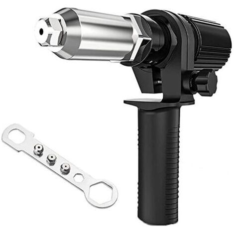 Riveteuse électrique, adaptateur pour riveteuse, riveteuse, accessoires pour dénoyautage, accessoires, adaptateur de connexion pour perceuse à rivets sans fil (1/5)
