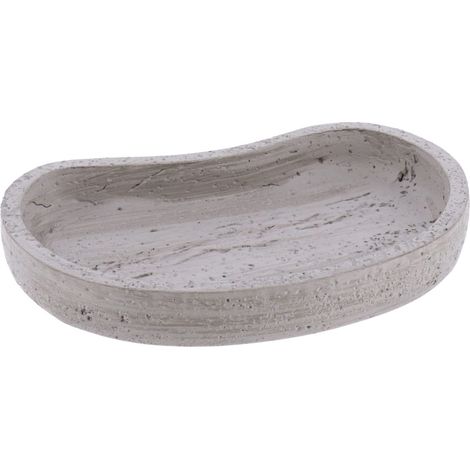 Portasapone Soro effetto cemento grigio (1/4)