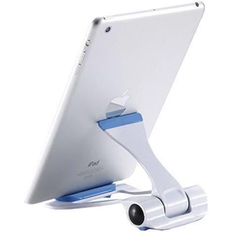 WE Support Tablette Universel 101 - Blanc - Bleu
