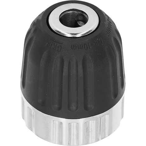 Mandrin perceuse à percussion acier vanadium chrome ABS adaptateur perceuse main électrique 0.8-10mm 3/8-24UNF (1/5)