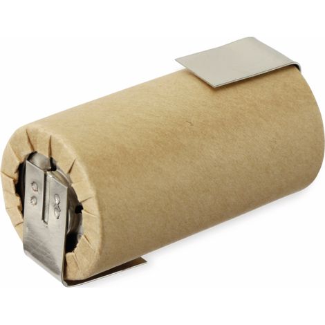 Accumulateur NiCd Sub-C 1.2V 2500mAh – Cosses à souder en Z – Pour outils électriques sans fil – Température -20°C à +60°C – Xcell