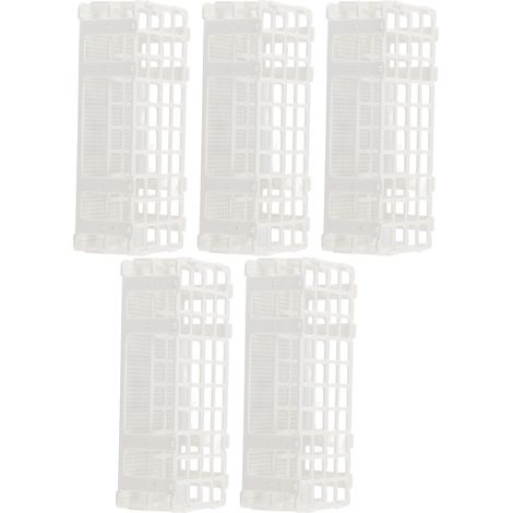 Support De Tube À Essai - 40 Trous - 20x20 Mm - En Plastique Abs - Pour Laboratoire - Lot De 5 (1/5)