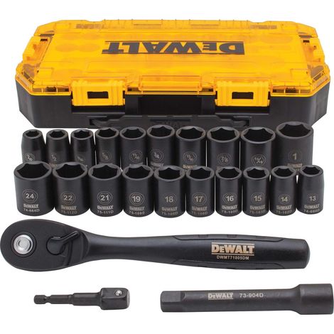 DEWALT DWMT74739 - Set di chiavi a bussola combinate da 1/2", 23 pezzi (1/5)