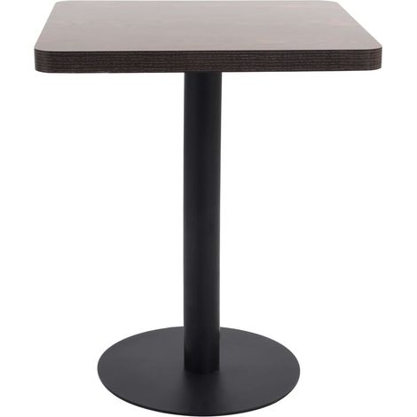 Maison Exclusive - Tavolo da Bistrot Marrone Scuro 60x60 cm in MDF