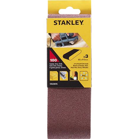Nastro Abrasivo per Levigatrici a Stanley 100 Gr 65 X 410 mm