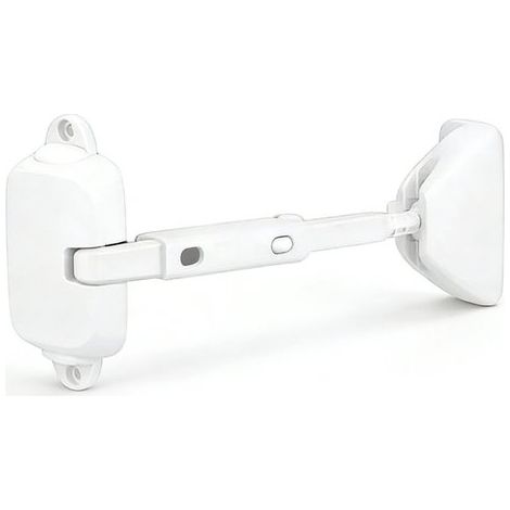 Ensemble deux pièces - Limiteur de vitesse de sécurité réglable pour fenêtre - Installation et utilisation faciles - Blanc (1/5)
