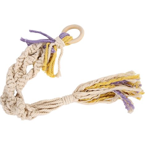 Porte-plante fait main, support pour pot de fleurs, corde de suspension, décoration murale (1/5)