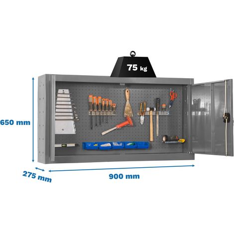 Armario Herramientas CABINET Tools Desmontado 650x900mm gris