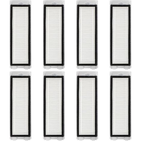 (8 pièces) Q Revo Filtre HEPA de remplacement pour Roborock Q Revo aspirateur robot, filtres de pièces de rechange, Filtres cylindriques QRevo Filtre Accessoires, Filtres à cartouche (1/5)