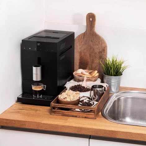 Cecotec Cafetera Superautomática Compacta Cremmaet Compact, 19 Bares, Sistema Thermoblock, Grano recién molido con Plug&Play, De