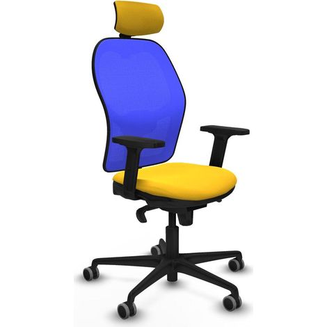 Piqueras-y-crespo Jorquera 2D036G2 chaise jaune bureau (1/3)