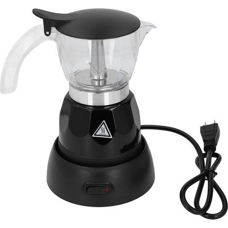 Cafetière Électrique 150ml Plastique Alliage Aluminium Design Minimaliste Pratique pour Maison Bureau (1/5)