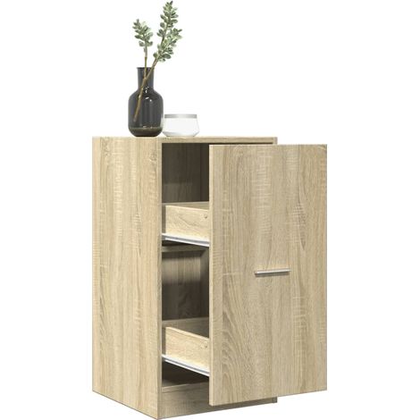Armoire d'apothicaire chêne sonoma 40x41x77,5 bois ingénierie (1/5)