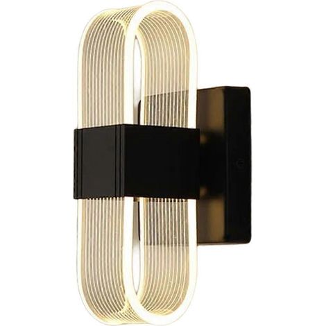 Lampe murale LED de luxe ultra-lumineuse pour salon, chambre, chevet ou hôtel, avec fil transparent et éclairage décoratif pour la maison, B (1/5)