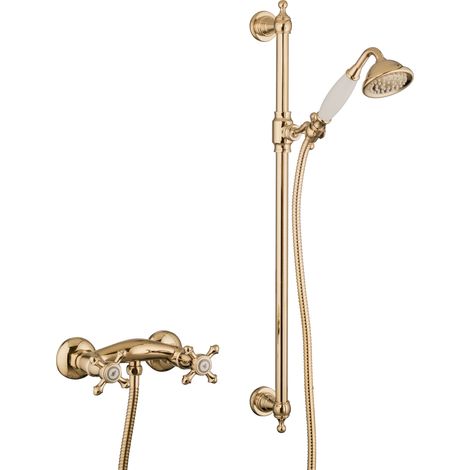PaulGurkes Duschset Gold Nostalgie Antik Vintage