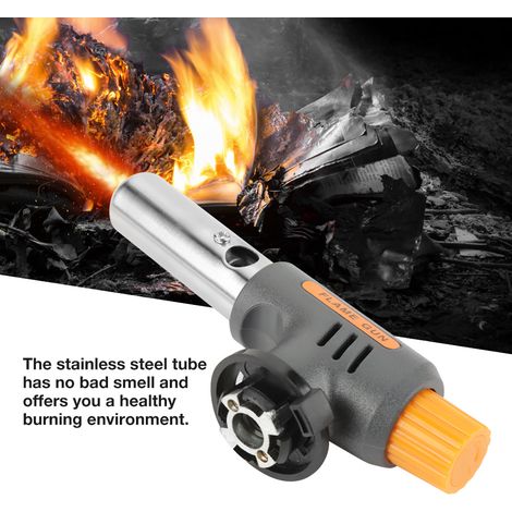 Chalumeau de cuisine portable professionnel en laiton pour butane, soudage et grillades (1/5)