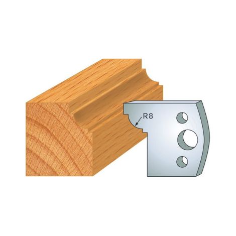 Leman - Jeu de 2 fers profilés acier Ht.40 mm N°067